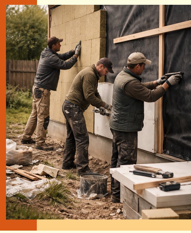 Утепление дачного дома под ключ в Зеленодольске