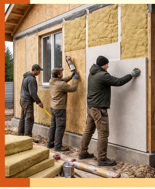 Профессиональное утепление дома из SIP-панелей в Зеленодольске