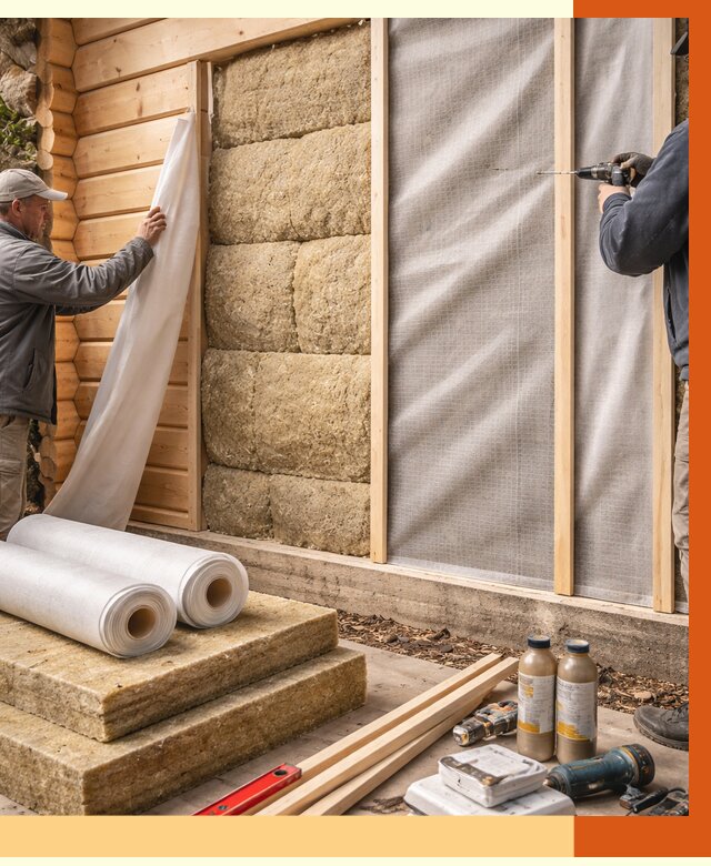 Утепление дома из минибруса в Зеленодольске от 4658 руб/м2 — заказать профессионально | ТепломастерЗлн