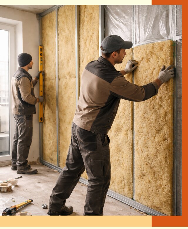 Утепление квартиры изнутри в Зеленодольске от 4502 руб. за м2 | Проф. работы ТепломастерЗлн