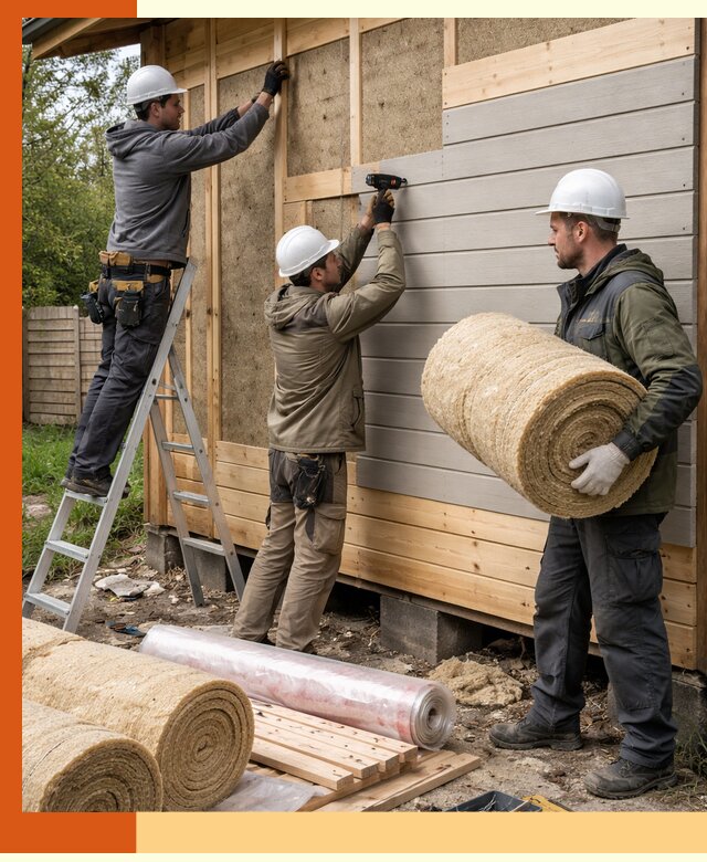 Утепление бани снаружи в Зеленодольске профессионально и надежно