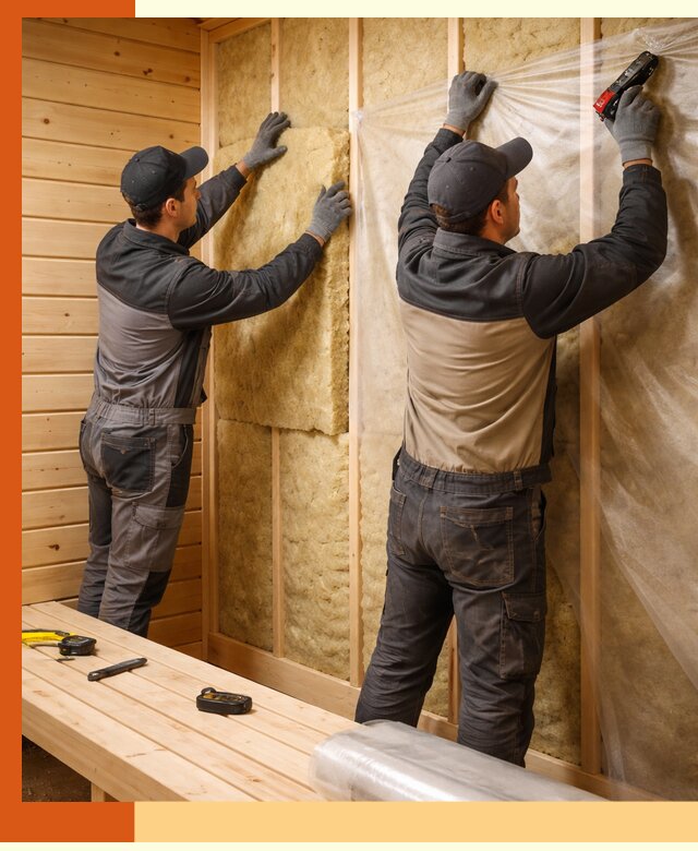 Профессиональное утепление сауны в Зеленодольске с гарантиями качества