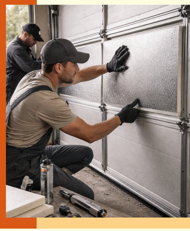 Утепление гаражных ворот в Зеленодольске качественно и надежно