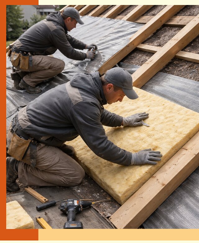 Профессиональное утепление крыши в Зеленодольске качественно и надежно