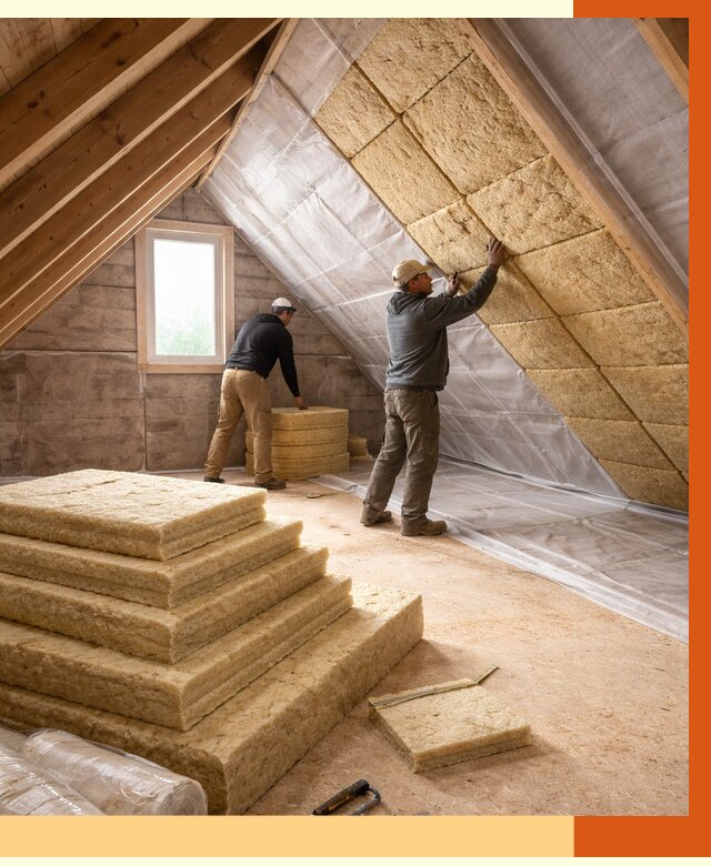 Утепление мансарды в Зеленодольске от 2588 руб/м2 — комплексно и под ключ | ТепломастерЗлн