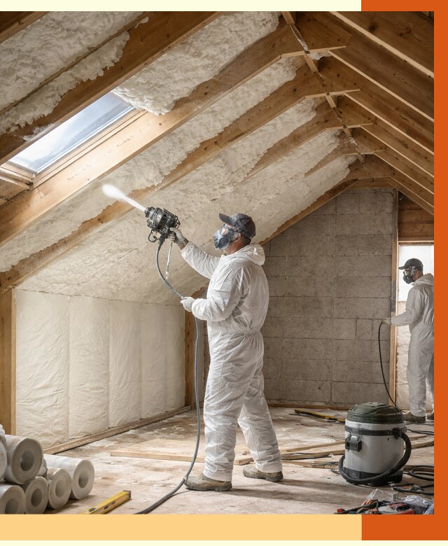 Утепление мансарды ППУ в Зеленодольске от 2846 руб./м² — заказать под ключ | ТепломастерЗлн