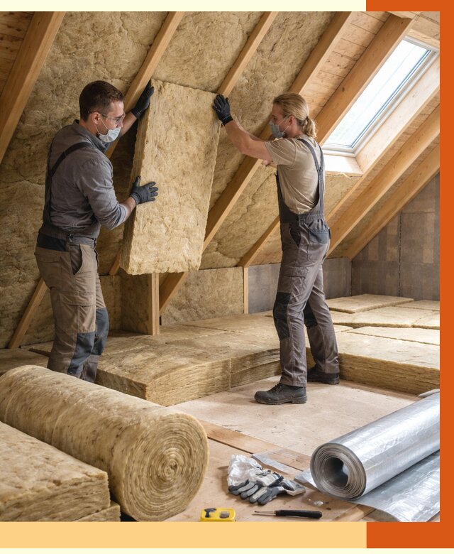 Утепление мансарды минватой в Зеленодольске от 4347 руб./м2 — монтаж и пароизоляция | ТепломастерЗлн