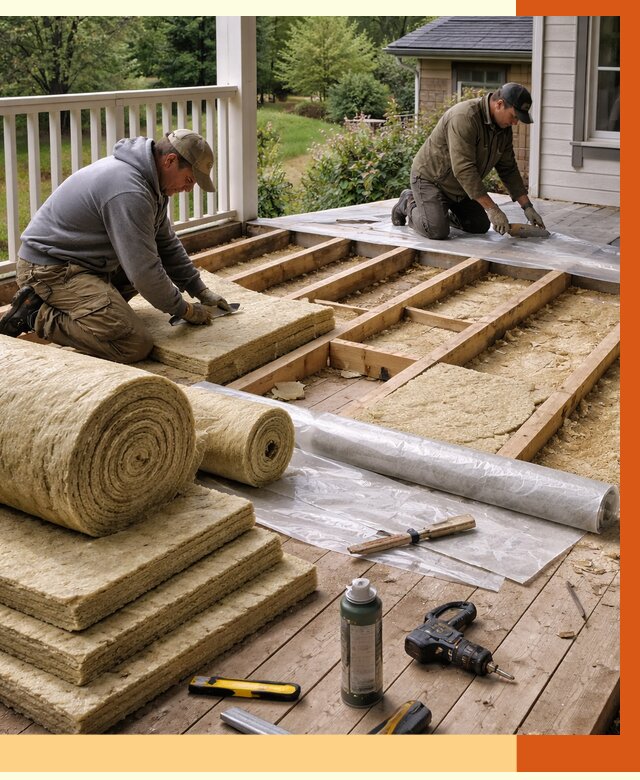 Утепление террасы в Зеленодольске от 4347 руб./м2 — утеплить террасу под ключ | ТепломастерЗлн