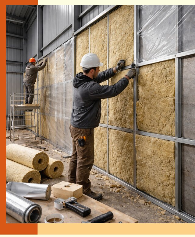 Утепление ангара в Зеленодольске — профессиональная теплоизоляция помещений