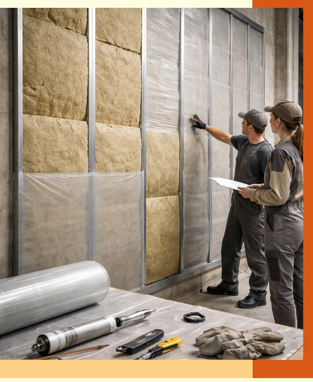 Утепление склада химсырья в Зеленодольске от 4658 руб. под ключ | ТепломастерЗлн