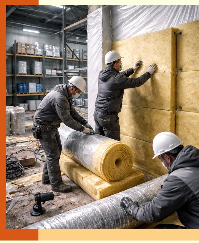 Утепление склада химсырья в Зеленодольске: безопасная и эффективная изоляция