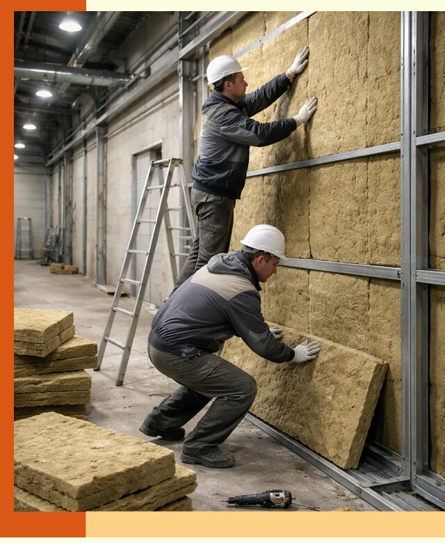 Утепление цеха под ключ в Зеленодольске с гарантией качества