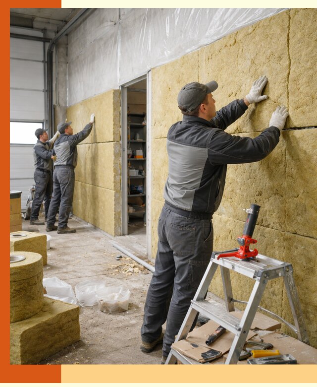 Утепление автосервиса и мастерских в Зеленодольске качественно и надёжно