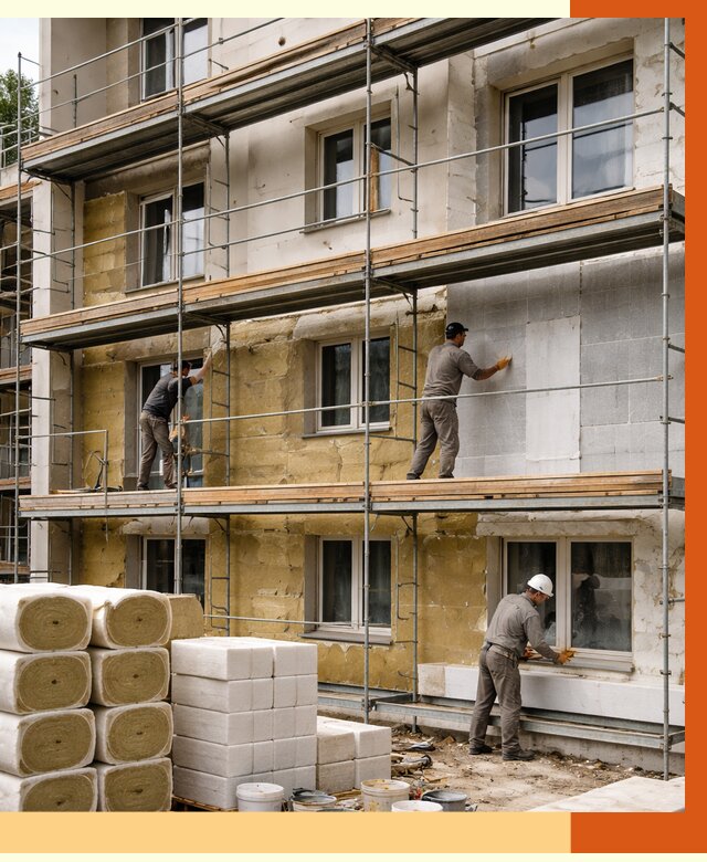 Утепление гостиницы в Зеленодольске от 7452 руб./м2 — комплексно, ППУ, под ключ | ТепломастерЗлн