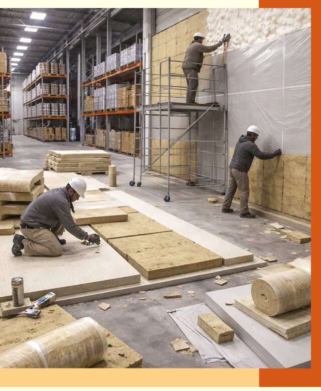 Утепление складского терминала в Зеленодольске от 7763 руб./м² под ключ | ТепломастерЗлн