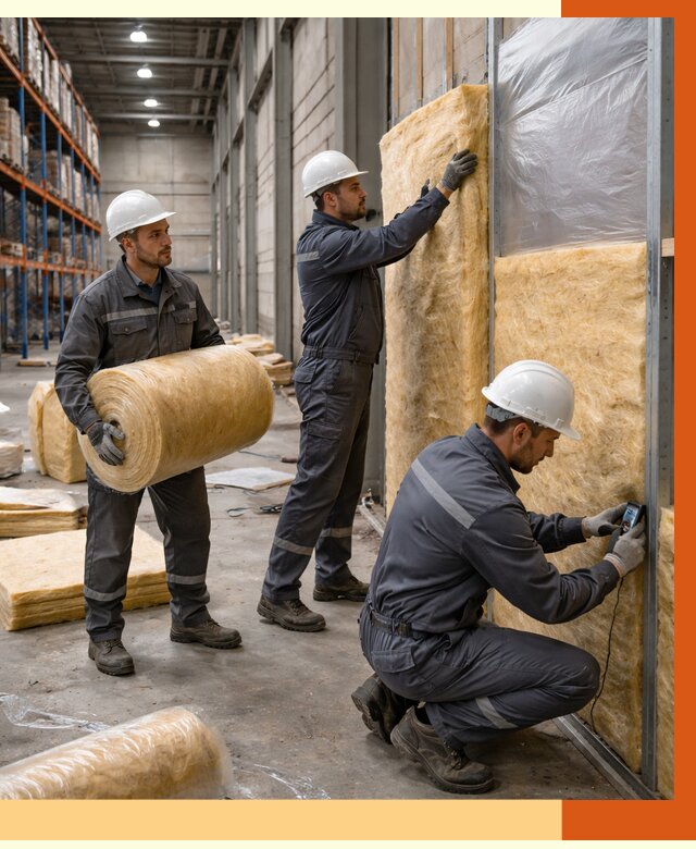 Утепление логистического центра в Зеленодольске от 4658 руб/м² под ключ | ТепломастерЗлн