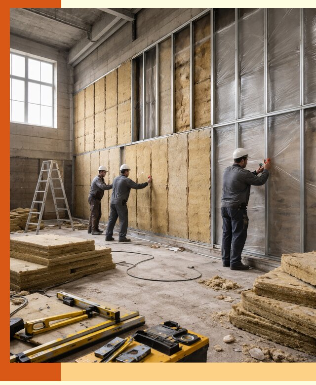 Утепление спортивного зала в Зеленодольске качественно и недорого