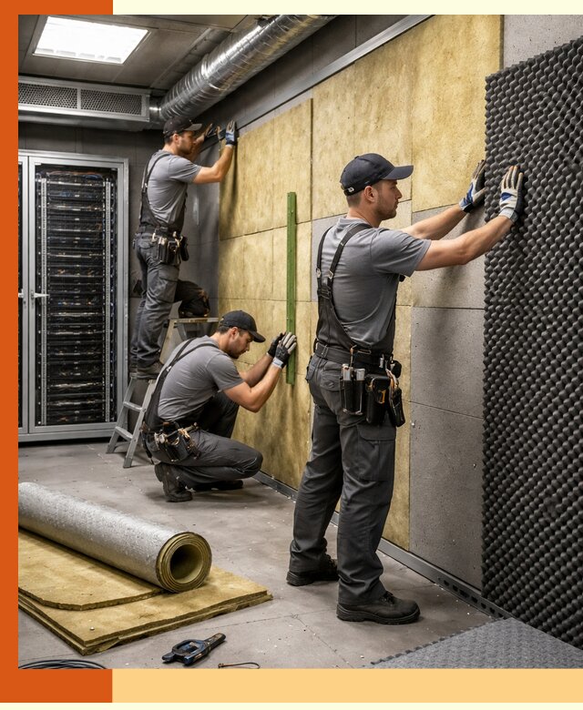 Утепление серверной комнаты профессионально в Зеленодольске