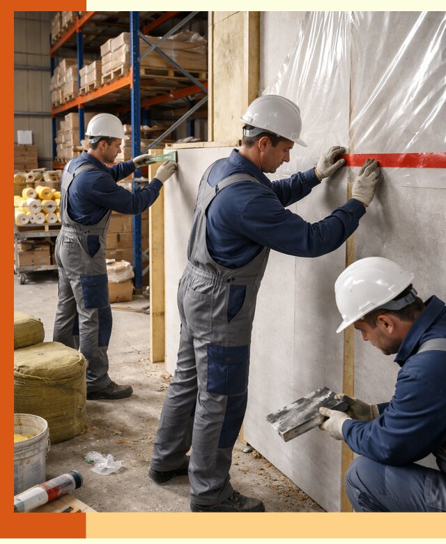 Утепление теплого склада под ключ в Зеленодольске