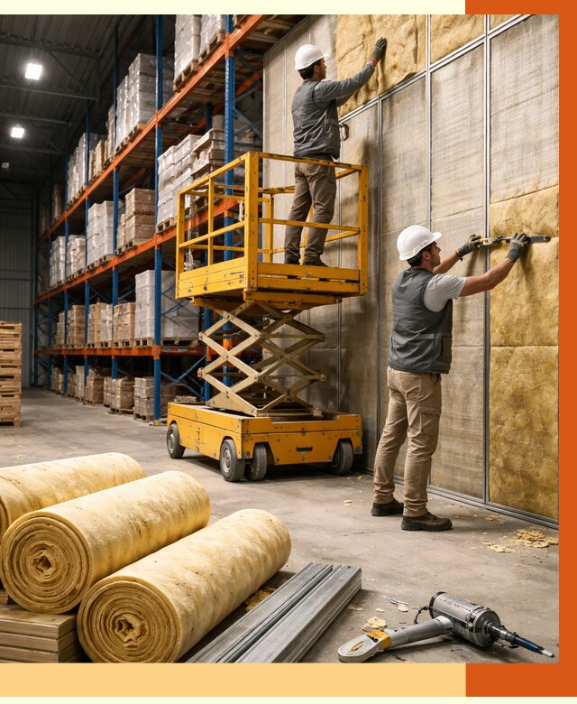 Утепление торгового склада в Зеленодольске от 3312 руб/м2 — комплексно и под ключ | ТепломастерЗлн