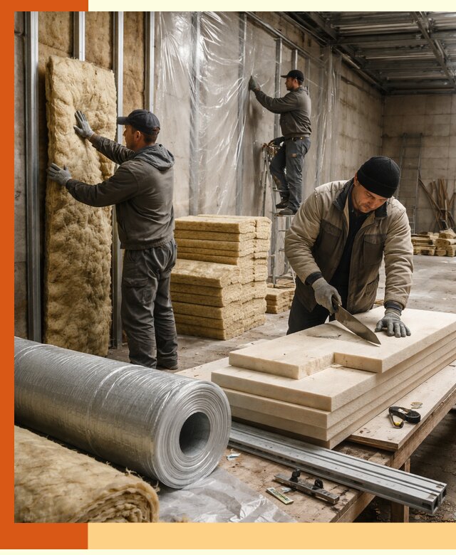 Утепление торгового склада в Зеленодольске с энергоэффективными решениями