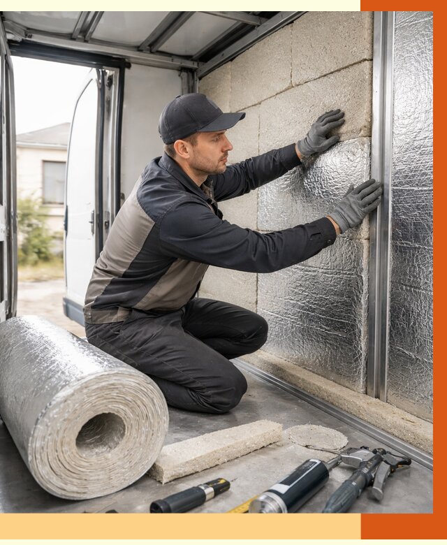 Утепление фургона рефрижератора в Зеленодольске от 12938 руб./м² под ключ | ТепломастерЗлн