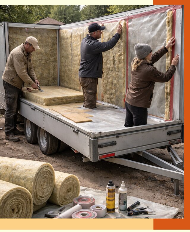 Утепление прицепа в Зеленодольске под ключ от 12938 руб. — комплекс от ТепломастерЗлн