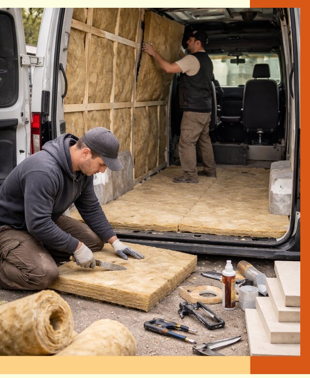 Утепление кемпера в Зеленодольске под ключ от 12420 руб. — профессионально | ТепломастерЗлн