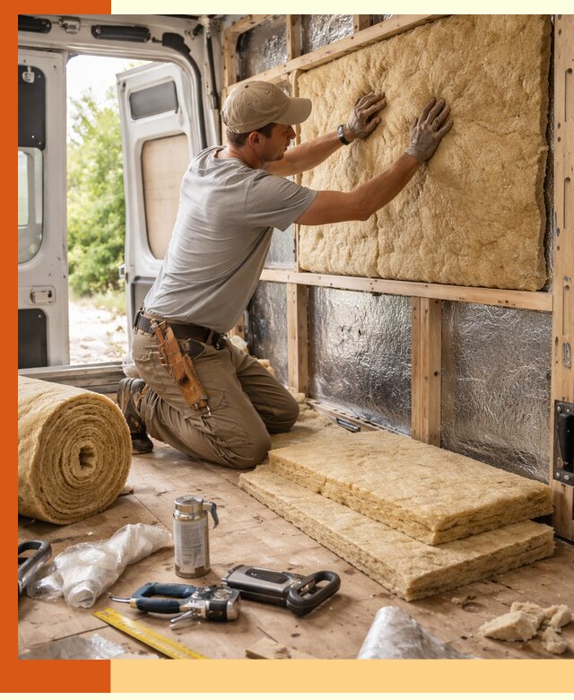 Утепление кемпера под ключ в Зеленодольске с гарантией качества