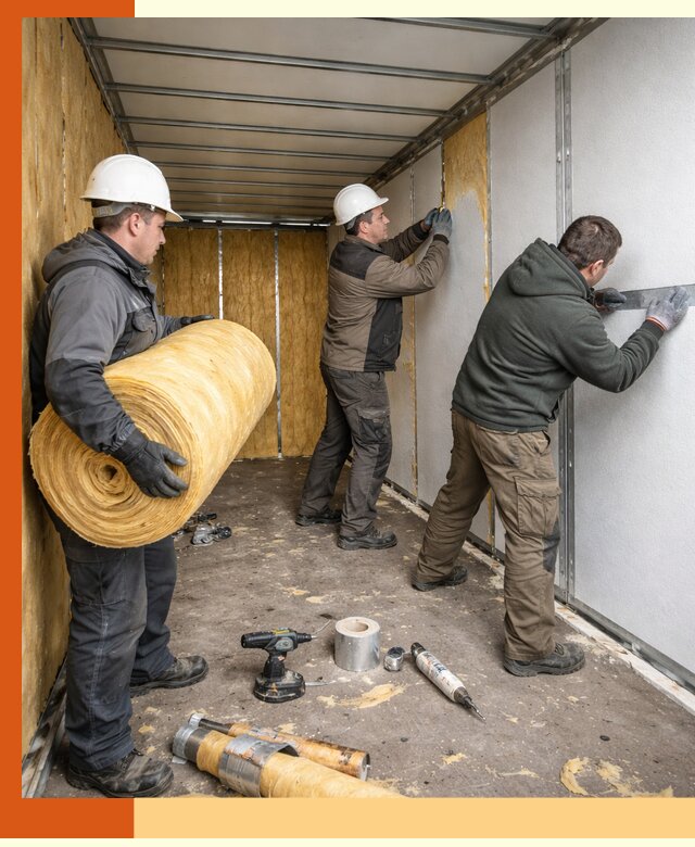 Утепление рефрижераторного контейнера в Зеленодольске профессионально и надежно