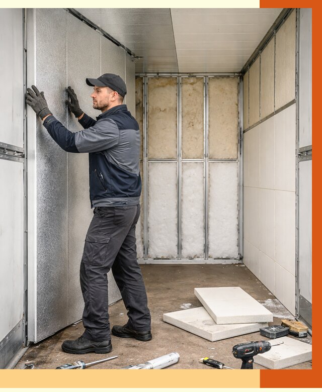 Утепление холодильного кузова в Зеленодольске от 13973 руб. под ключ | ТепломастерЗлн