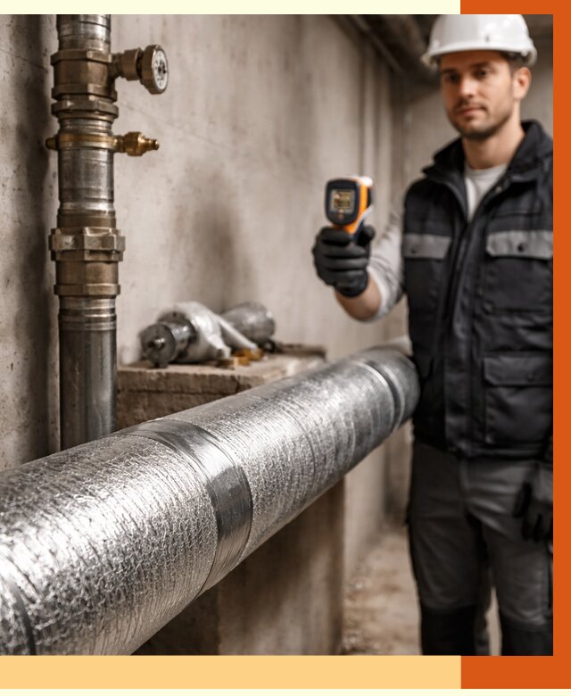 Утепление труб водоснабжения в Зеленодольске от 8798 руб. за м² — услуги ТепломастерЗлн