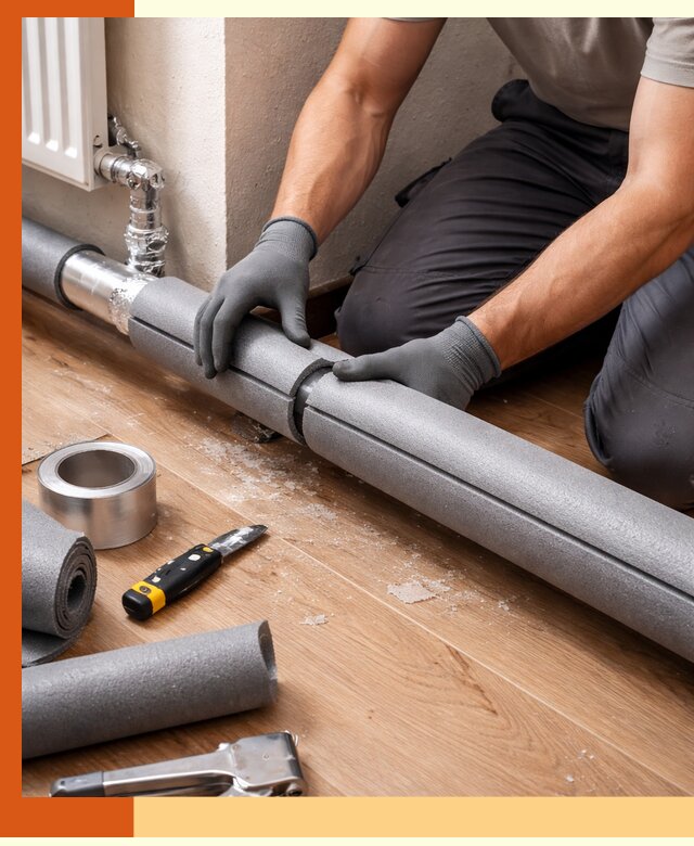 Утепление труб отопления в Зеленодольске: теплоизоляция и защита сети