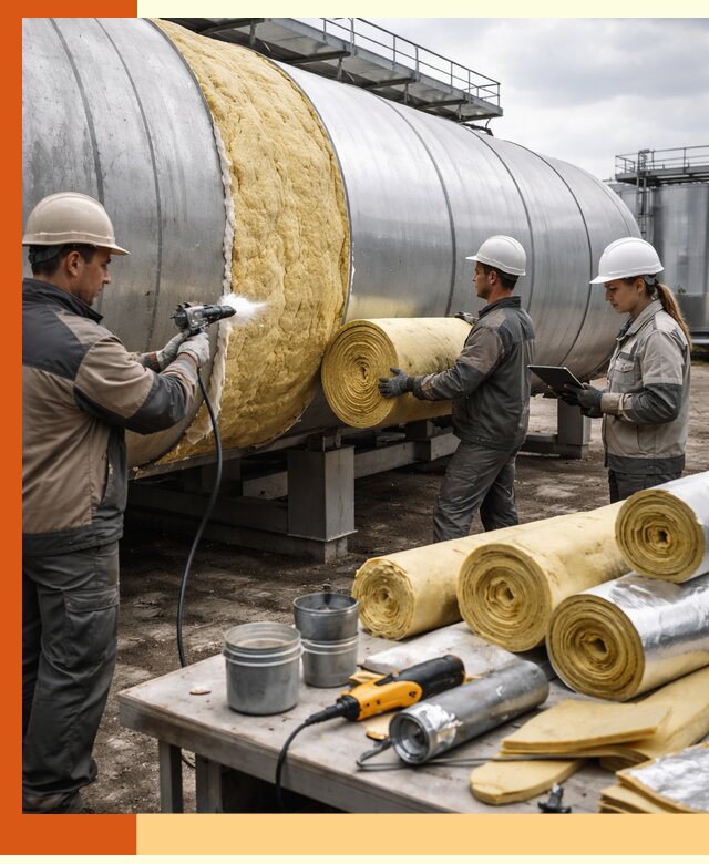Утепление цистерны в Зеленодольске — утеплители и монтаж под ключ