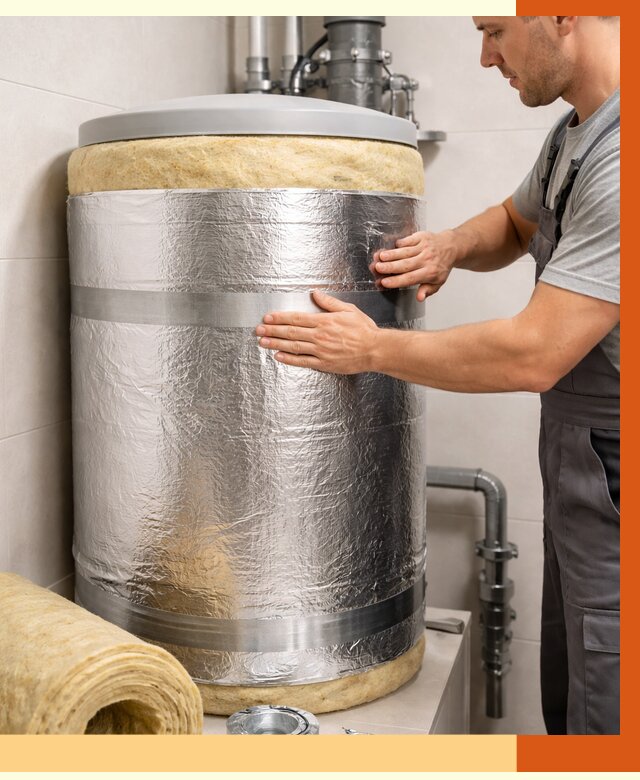 Утепление бойлера в Зеленодольске от 4658 руб. под ключ | Утепление ППУ | ТепломастерЗлн