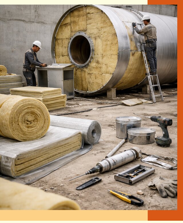 Утепление резервуара с топливом в Зеленодольске от 28463 руб. под ключ | ТепломастерЗлн