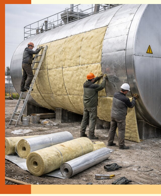 Утепление резервуаров с топливом в Зеленодольске надежно и экономично