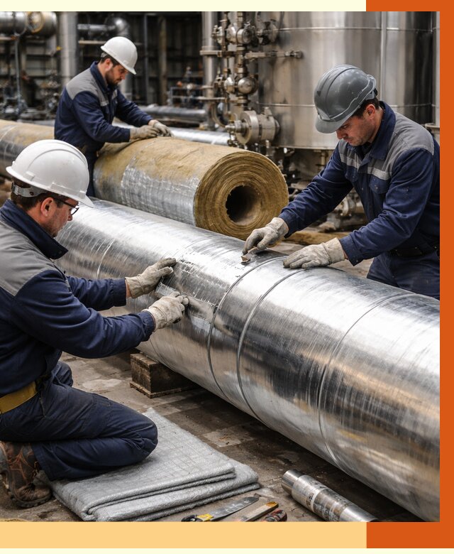 Утепление технологического оборудования в Зеленодольске от 4347 руб. за м2 | ТепломастерЗлн