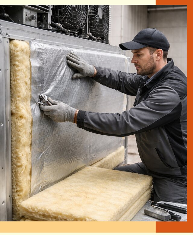 Утепление холодильного агрегата в Зеленодольске от 8798 руб. под ключ | ТепломастерЗлн