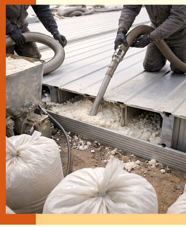 Заполнение пустот кровельных панелей пенными и мокрыми герметиками в Зеленодольске