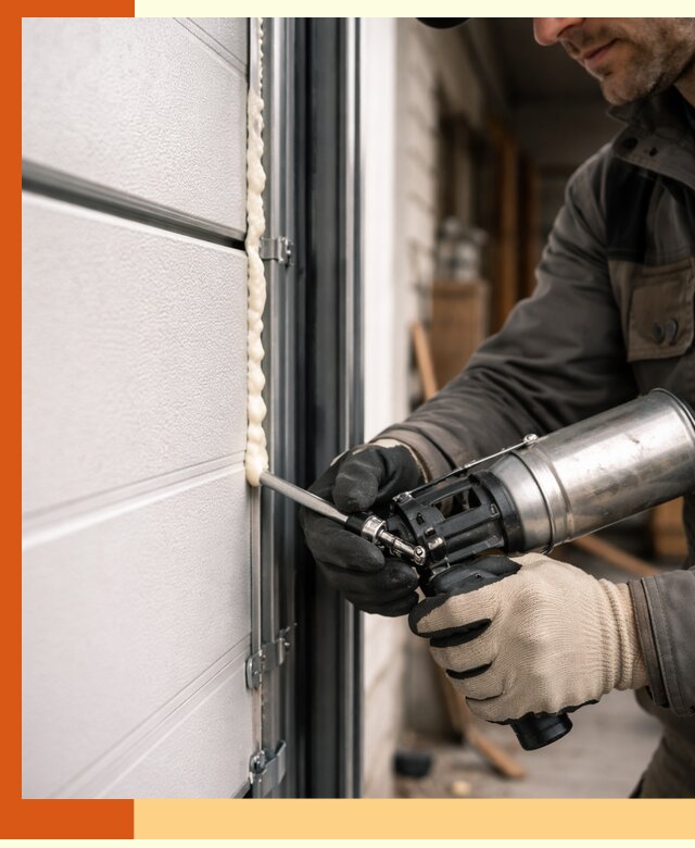 Заполнение пустот ворот в Зеленодольске профессионально и герметично