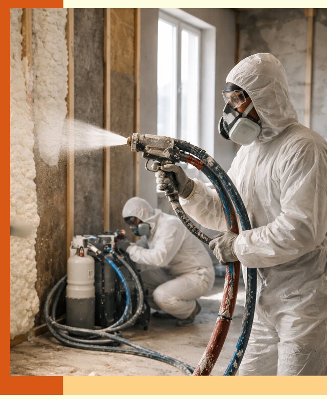 Пенополиуретан напыление для утепления зданий в Зеленодольске