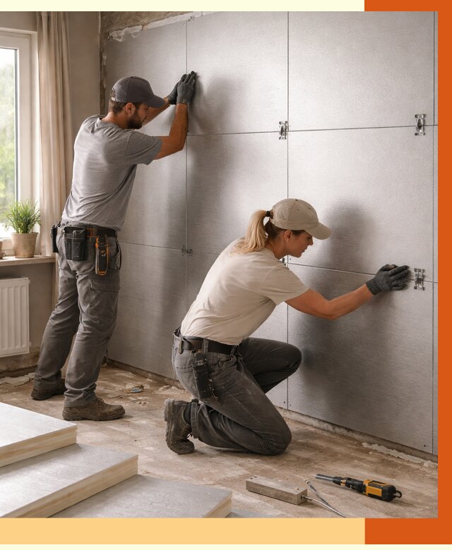 Утепление PIR панелями в Зеленодольске от 4347 руб. под ключ | ТепломастерЗлн