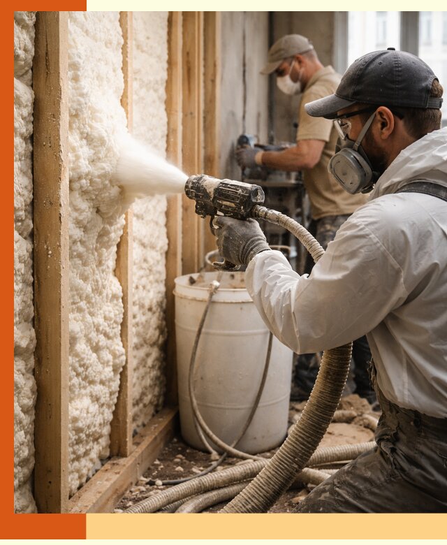 Утепление пеноизолом жилых и коммерческих объектов в Зеленодольске