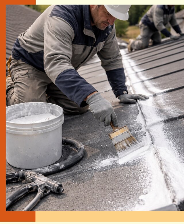 Утепление кровли жидкой теплоизоляцией в Зеленодольске