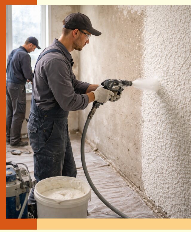 Утепление стен жидкой теплоизоляцией в Зеленодольске для квартир и домов