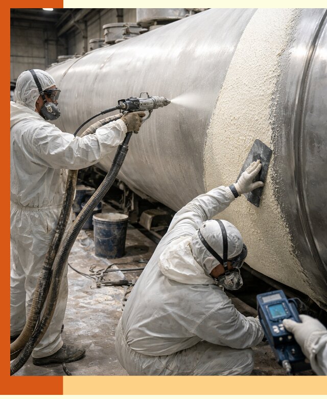 Утепление автоцистерн жидкой теплоизоляцией в Зеленодольске