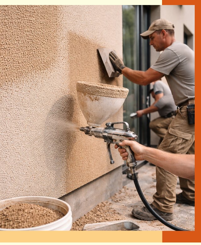 Утепление фасада жидкой пробкой в Зеленодольске от 4968 руб./м² под ключ | ТепломастерЗлн