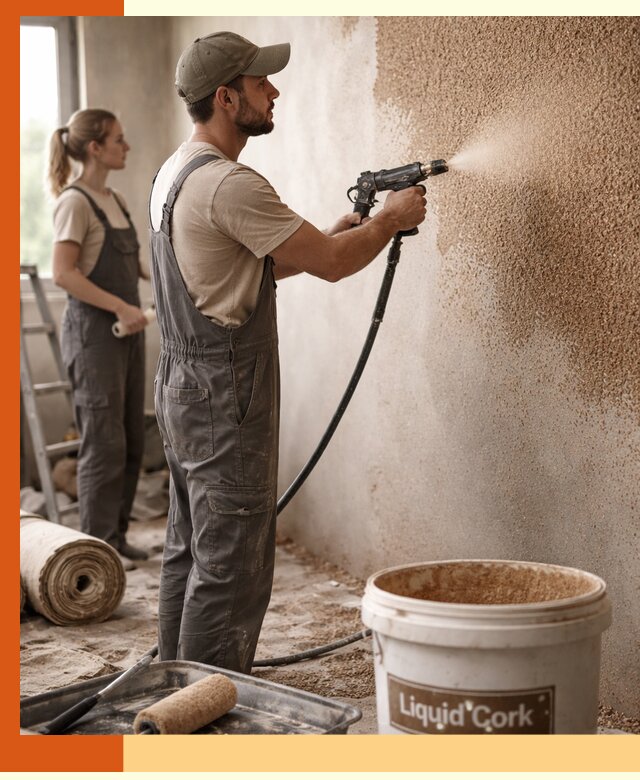 Утепление стен жидкой пробкой в Зеленодольске эффективное и долговечное