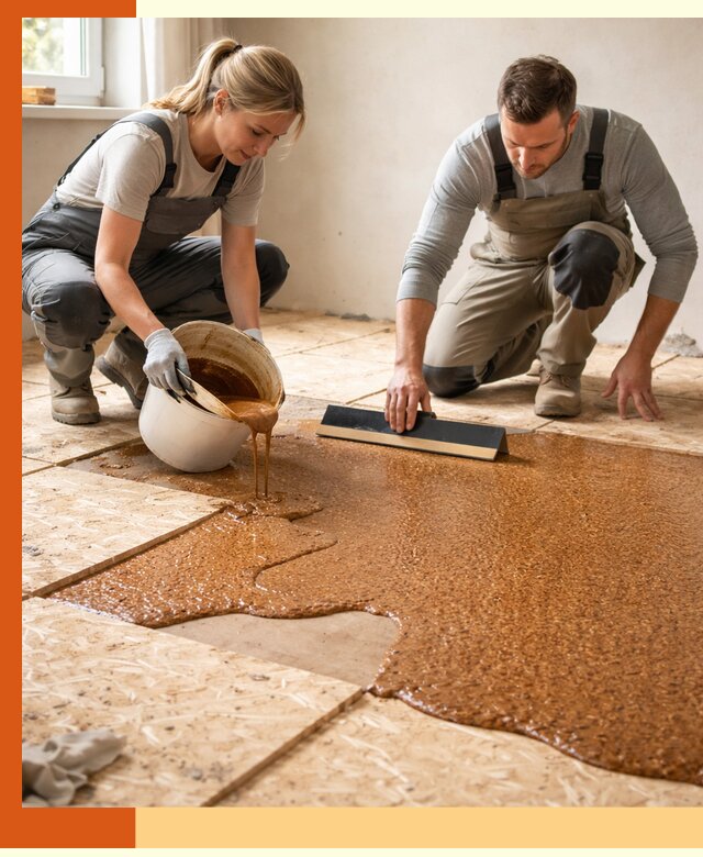 Утепление пола жидкой пробкой в Зеленодольске для квартир и домов